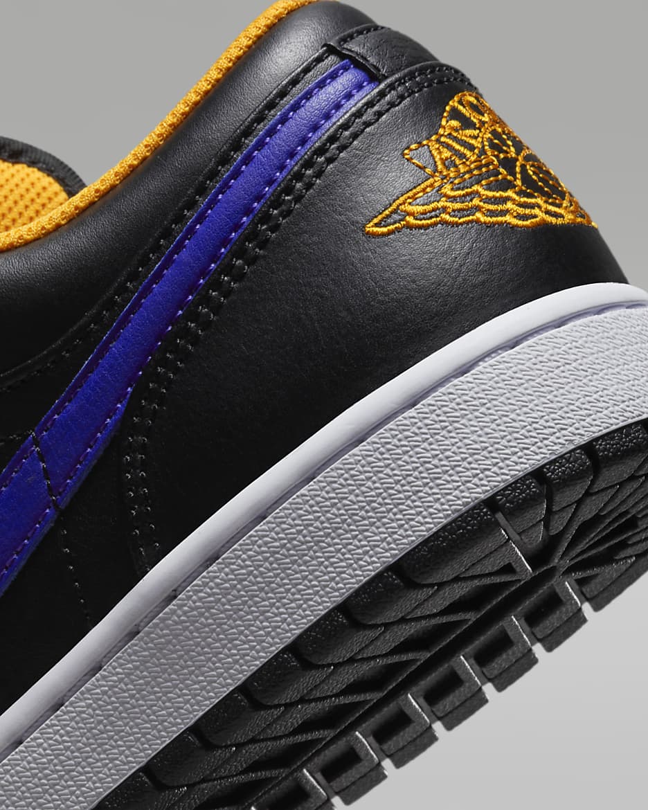 Air Jordan 1 Low Men's Shoes - Black/Taxi/Dark Concord