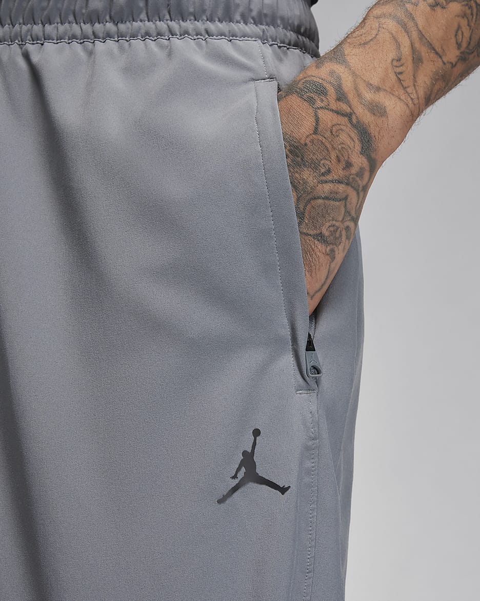 Jordan Sport geweven herenbroek met Dri-FIT - Smoke Grey/Smoke Grey/Zwart