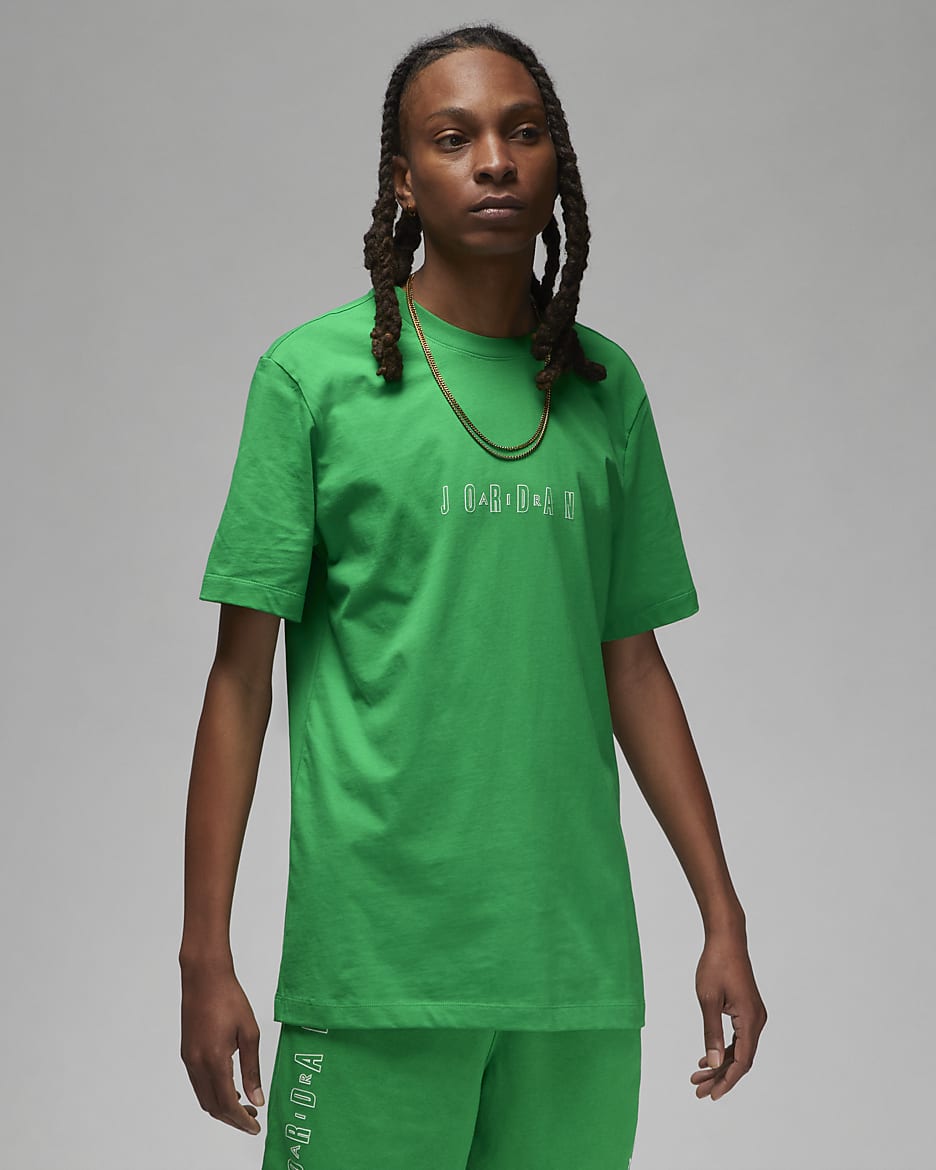 Jordan Essentials Men's T-Shirt - Lucky Green/Pistachio Frost/White
