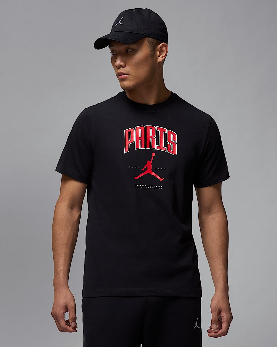 Jordan Men's Paris T-Shirt - Black