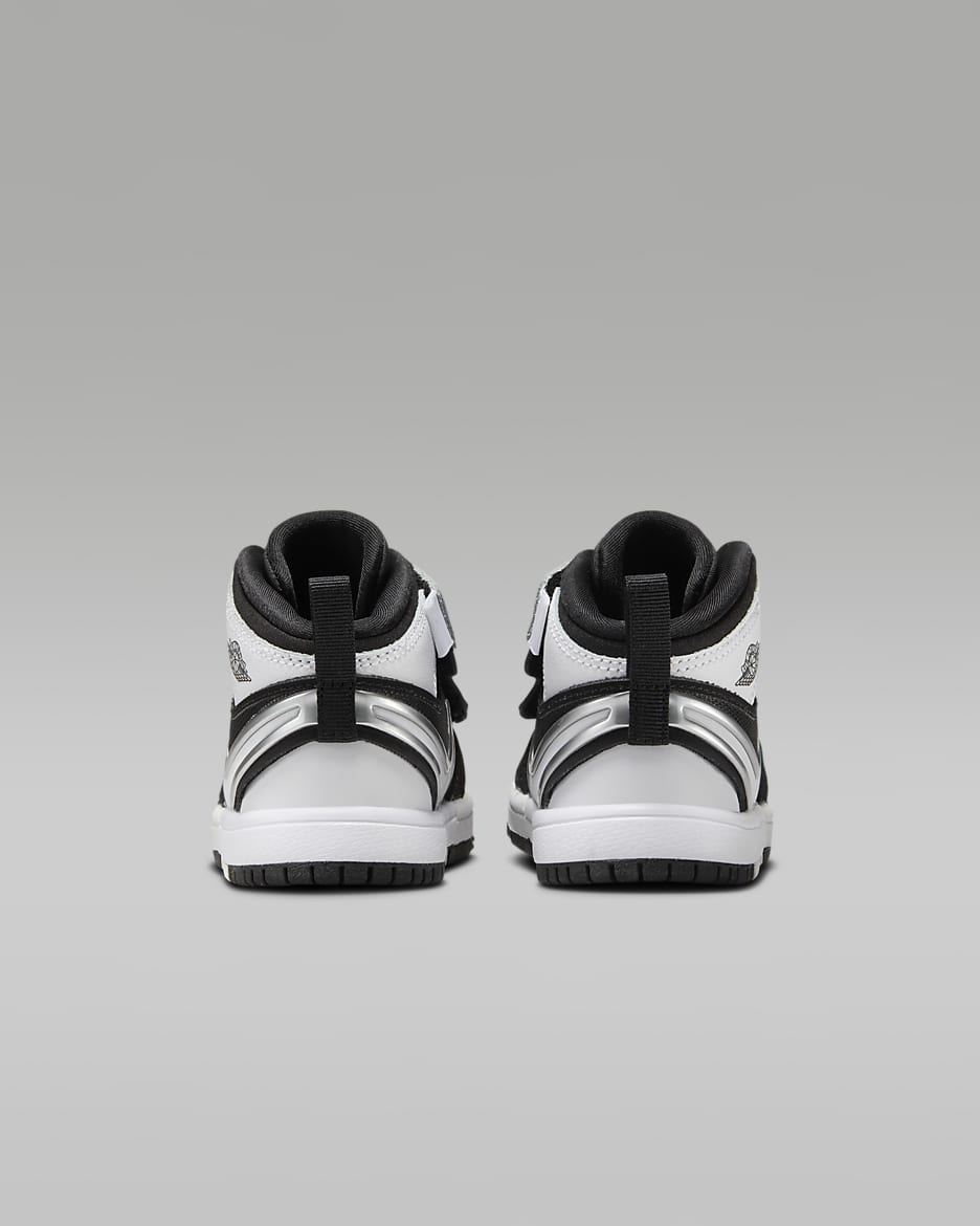 Jordan 1 Mid RM EasyOn Baby/Toddler Shoes - Black/White