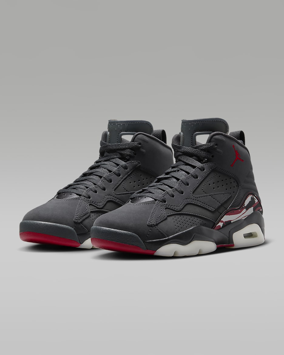 Sapatilhas Jumpman MVP para mulher - Anthracite/Preto/Sail/Vermelho Gym