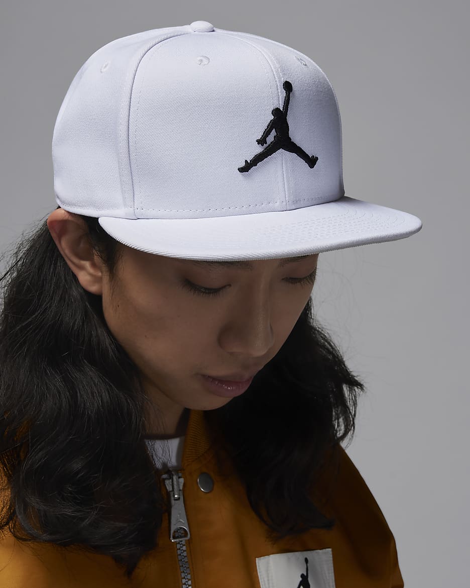 Jordan Jumpman Pro justerbar caps - Hvit/Photon Dust/Svart