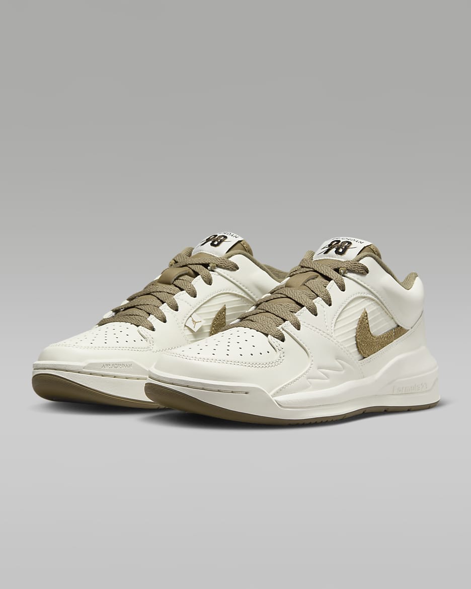 Jordan Stadium 90 Women's Shoes - Sail/Black/Brown Kelp