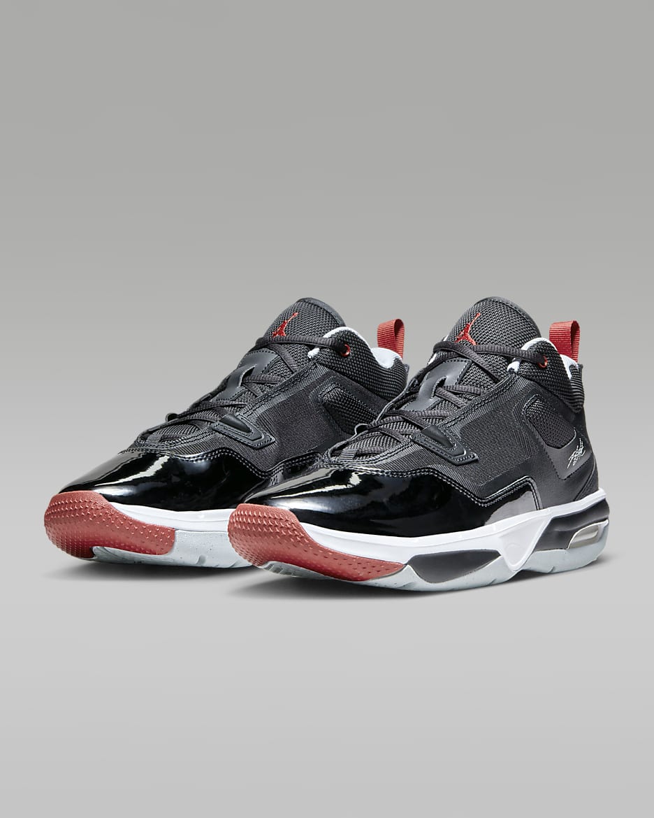 Jordan Stay Loyal 3 Men's Shoes - Black/White/Wolf Grey/Varsity Red