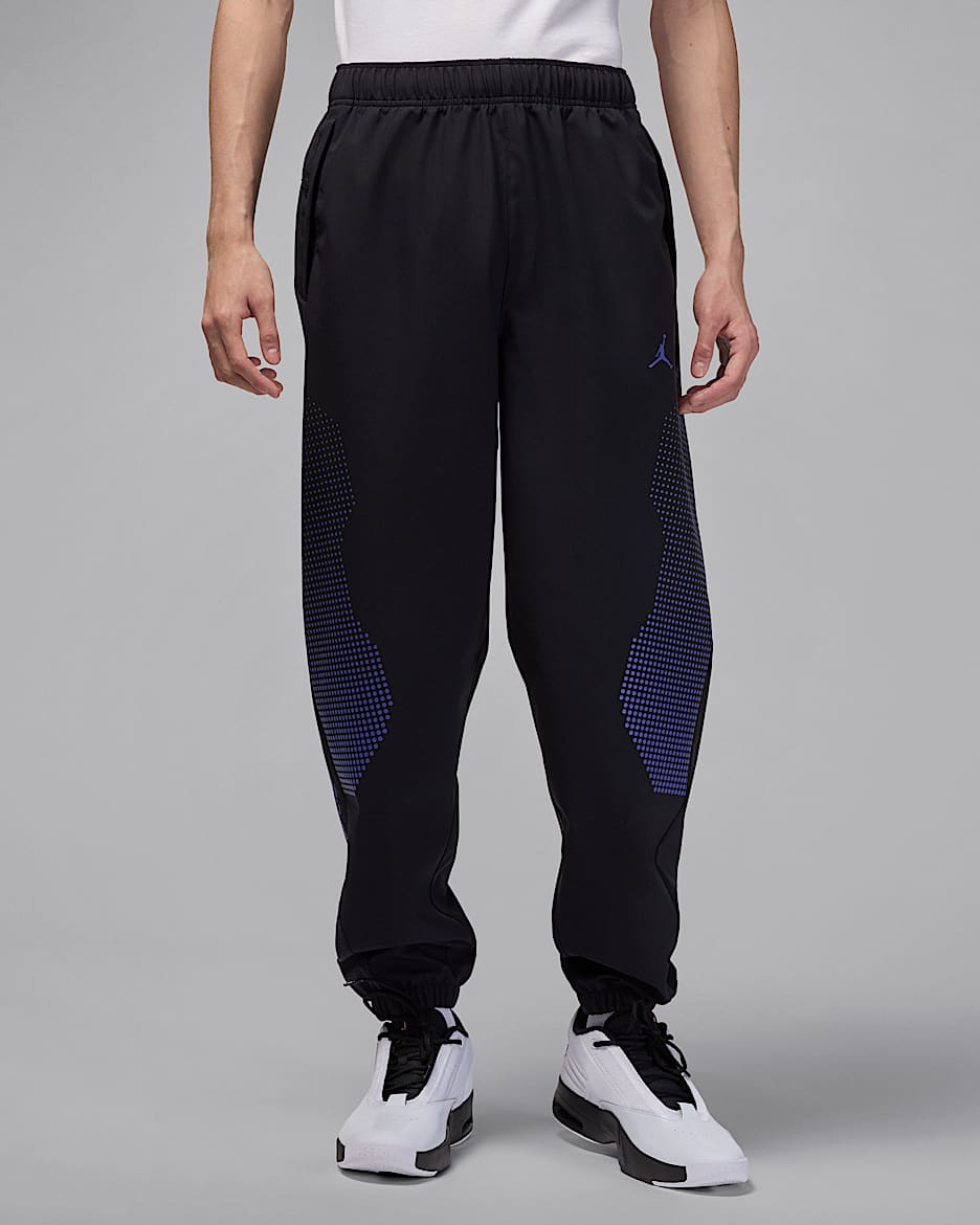 Jordan Sport JAM Men's Warm-Up Pants - Black/Purple Comet