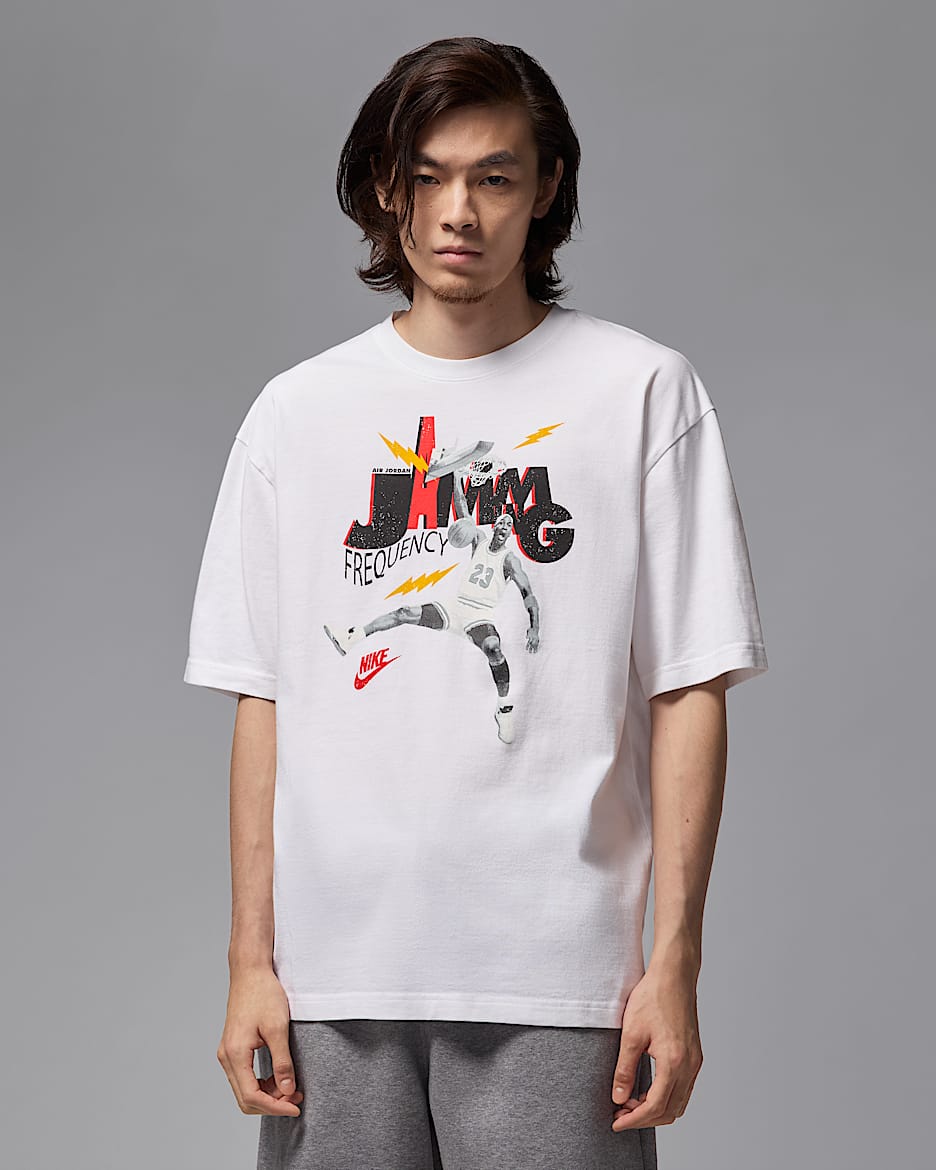 Playera para hombre Jordan Brand - Blanco/Negro