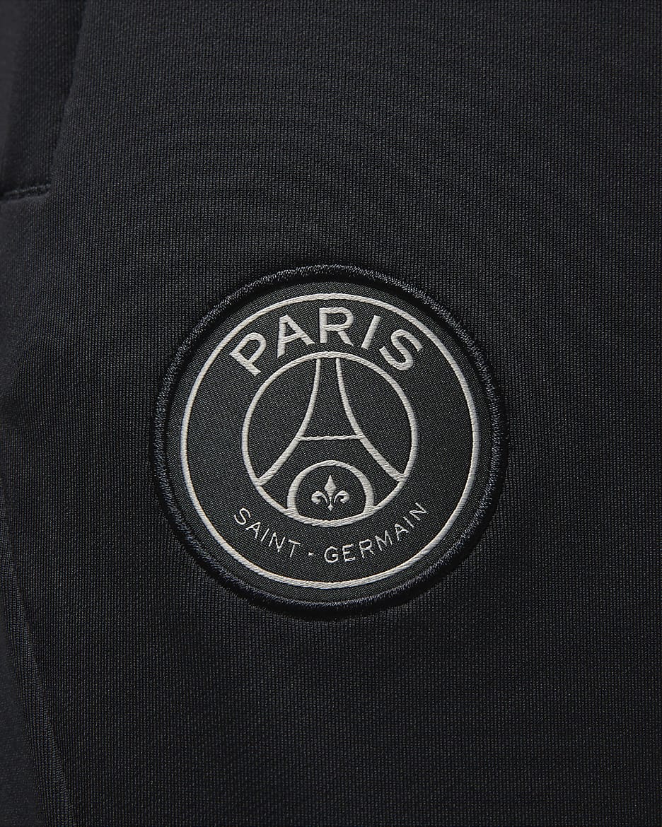 Paris Saint-Germain Strike Derde Jordan Dri-FIT knit voetbalbroek voor heren - Zwart/Zwart/Stone