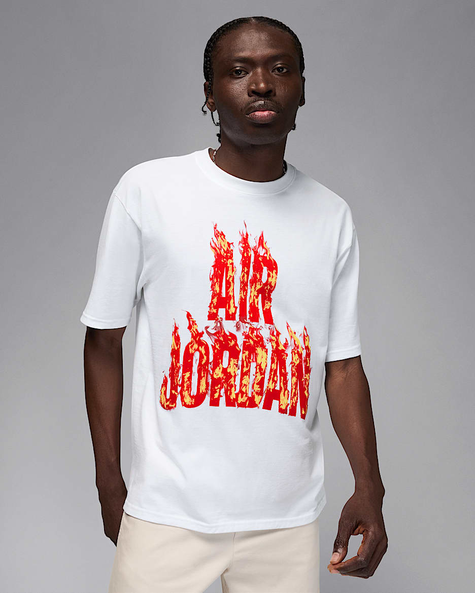Jordan AJ5 Men's T-Shirt - White