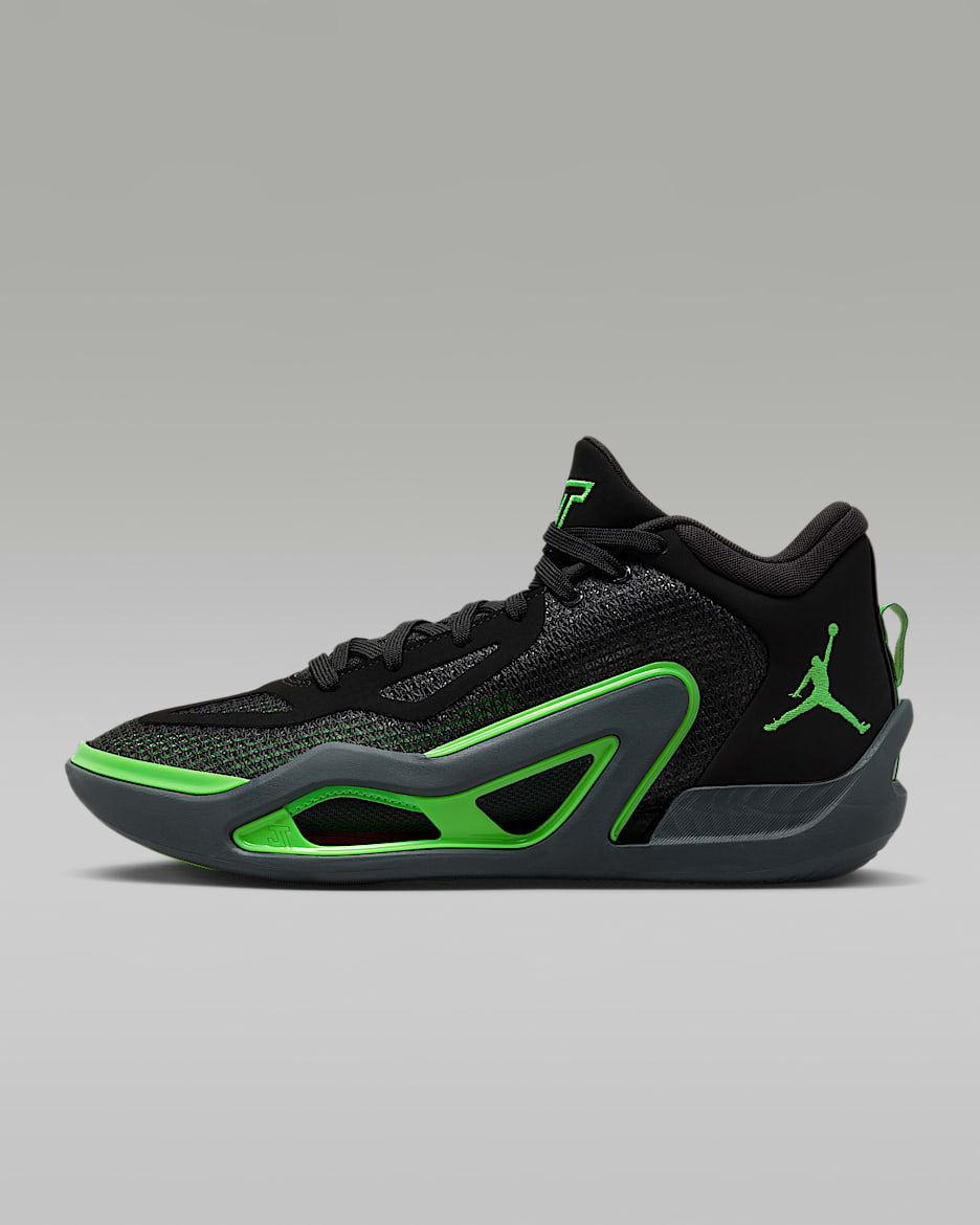 Tatum 1 "Home Team" PF Basketball Shoes - Black/Anthracite/Green Strike