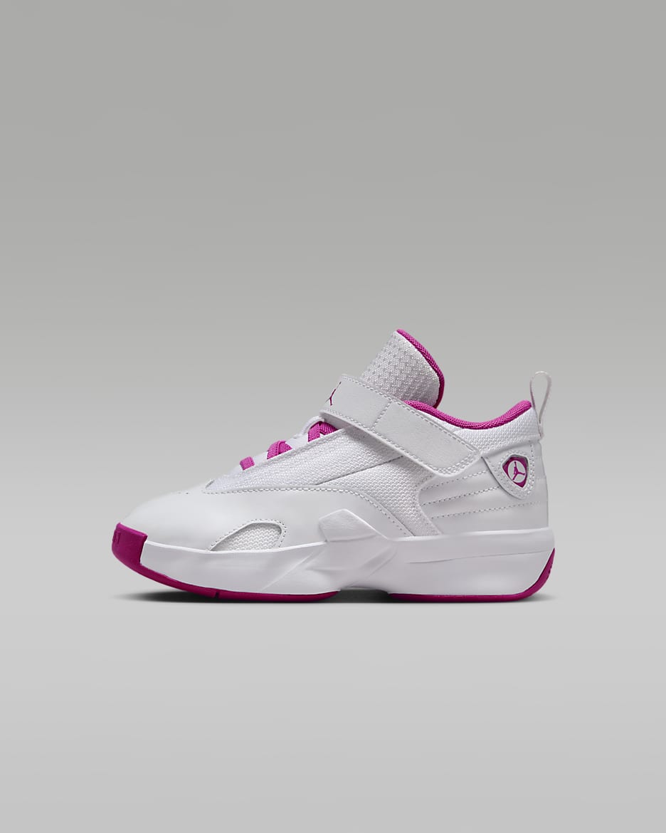 Chaussure Jordan Max Aura 6 pour enfant - Blanc/Fire Pink