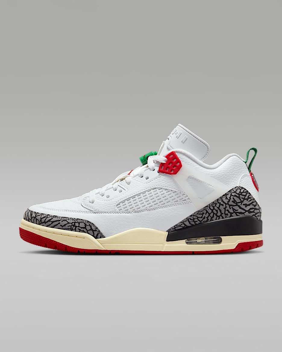 Jordan Spizike Low Schuh (Herren) - Weiß/Schwarz/Sail/Varsity Red
