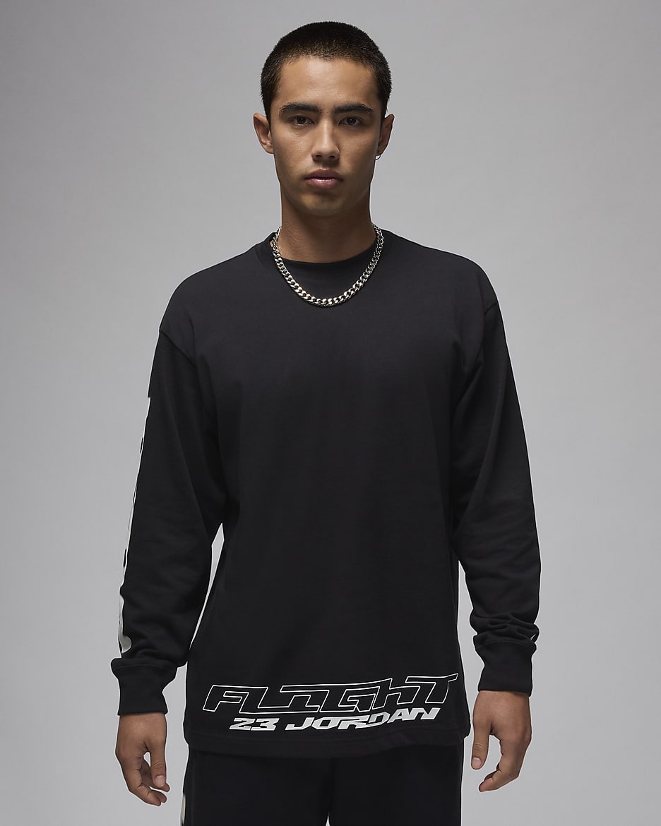 Jordan MVP Men's Long-Sleeve T-Shirt - Black/Sail