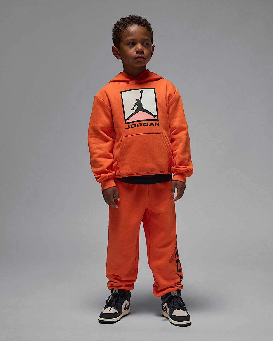 Jordan Essentials Younger Kids' Two-Piece Fleece Baseline Hoodie Set - Starfish