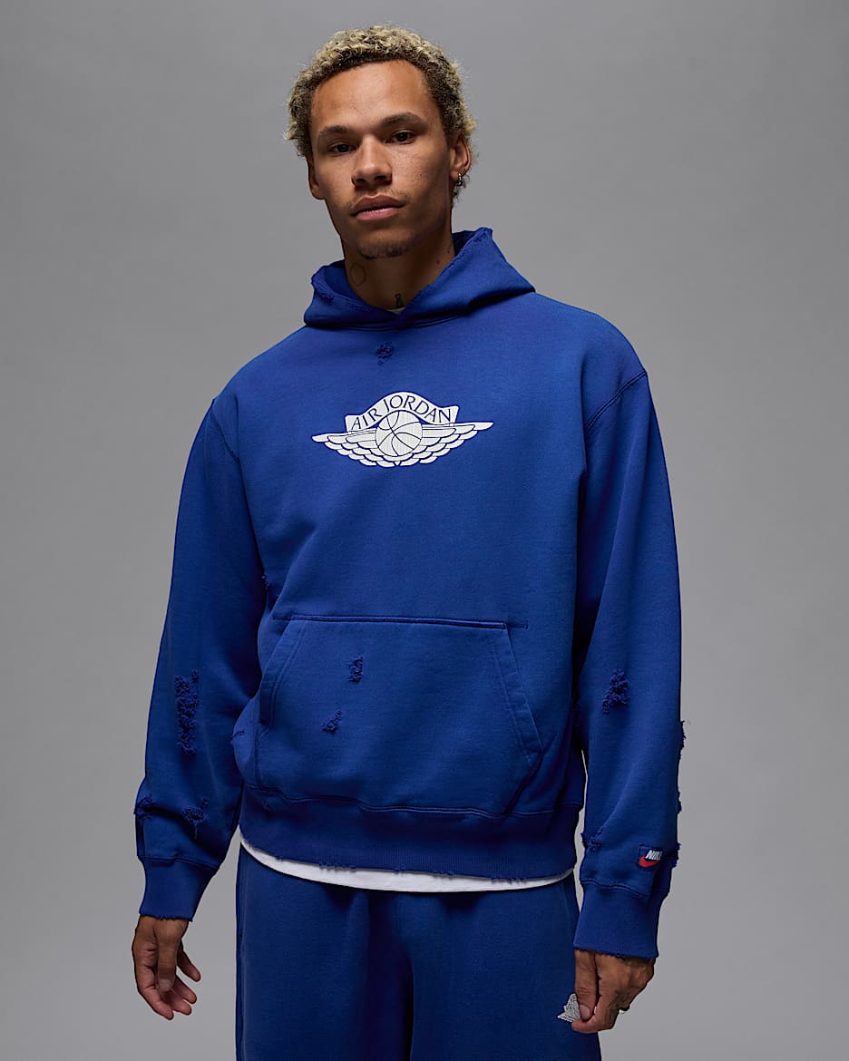 Jordan Rare Air Men's Fleece Pullover Hoodie - Deep Royal