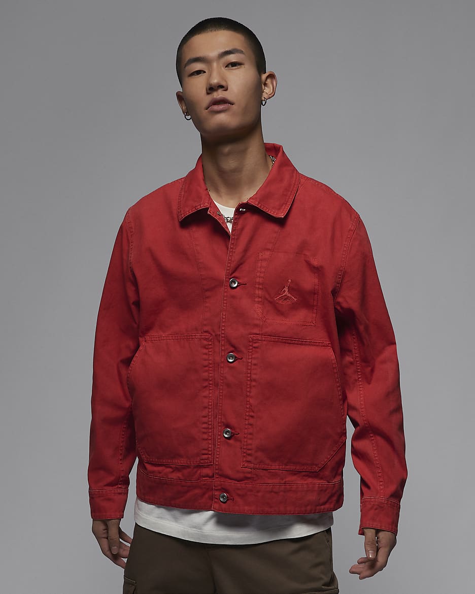 Jordan Essentials Chicago Men's Jacket - Lobster