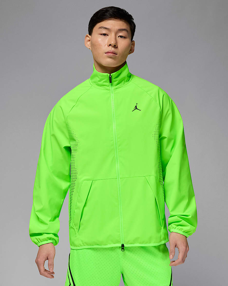 Veste de survêtement Jordan Sport JAM pour homme - Electric Green/Noir