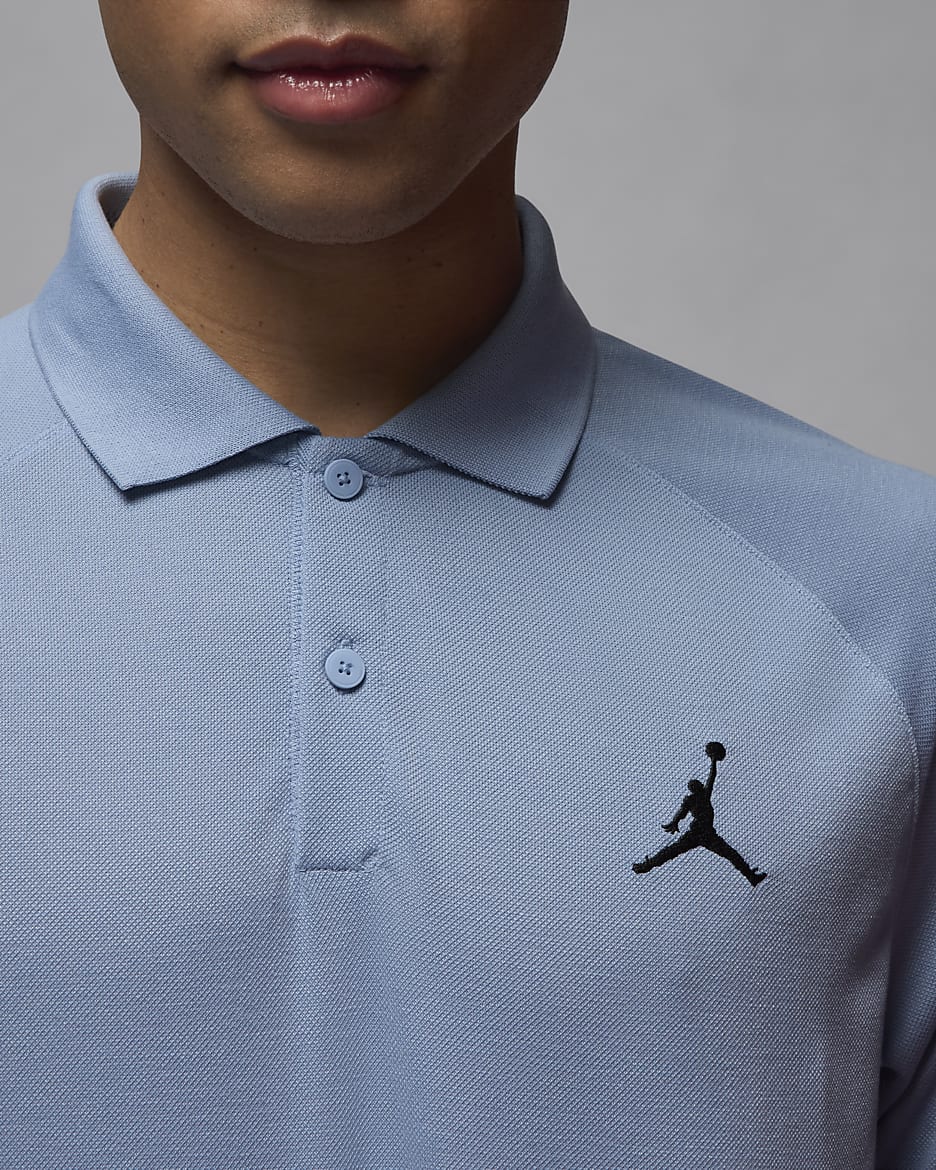 Jordan Dri-FIT Sport Golf-Poloshirt für Herren - Blue Grey/Schwarz