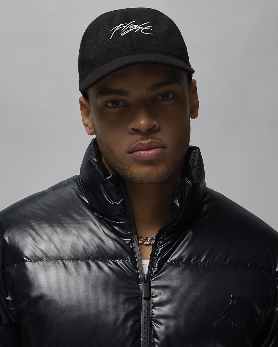 Gorra sin estructura Jordan Fly - Negro/Blanco