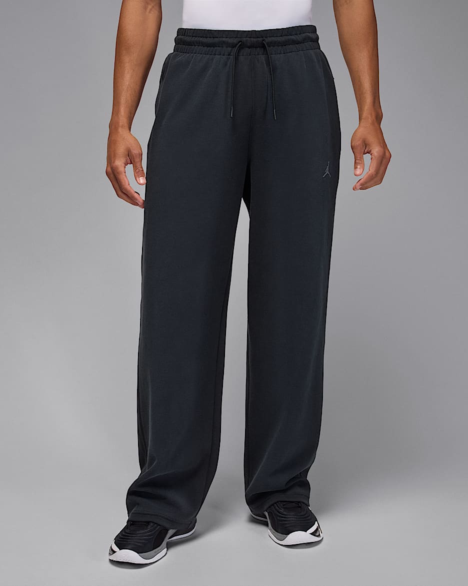 Jordan Sport Hoop Fleece Men's Dri-FIT Trousers - Black/Dark Shadow