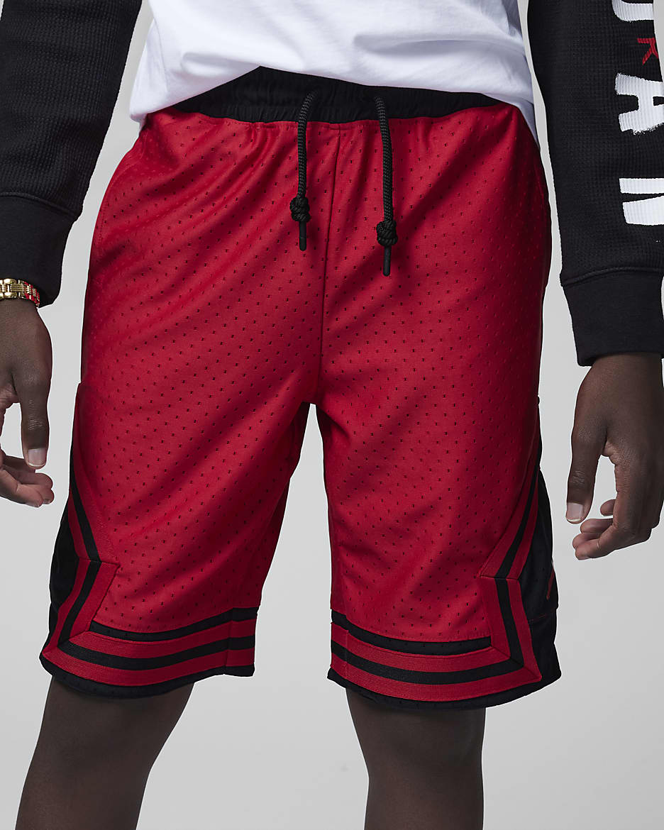 Shorts de malla para niño talla grande Jordan Dri-FIT - Rojo gimnasio