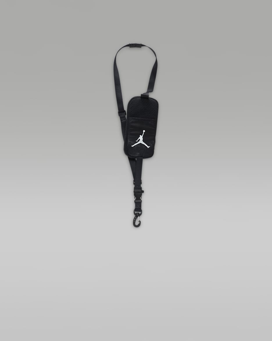 Jordan Utility Lanyard - Black/Black/Black/White