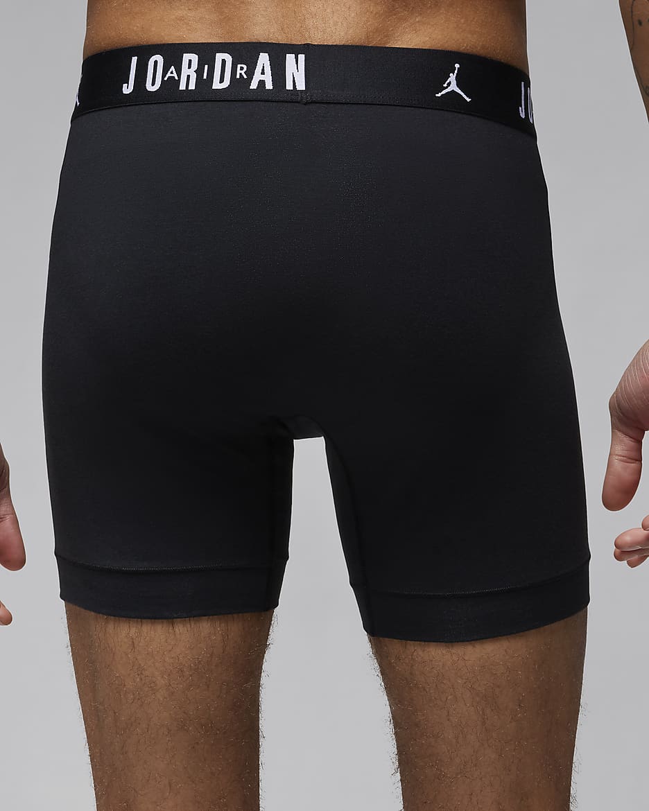 Jordan Flight Cotton Herren-Boxershorts (3er-Pack) - Schwarz