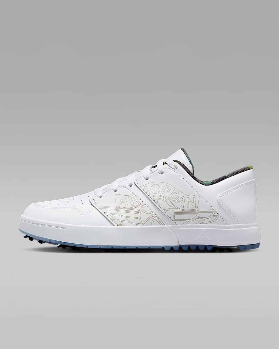 Jordan NU Retro 1 G Golf Shoes - White/White/White