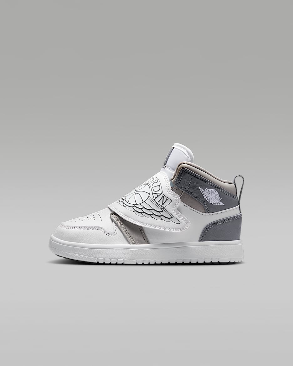 Scarpa Sky Jordan 1 - Bambino/a - Medium Grey/Cool Grey/Bianco