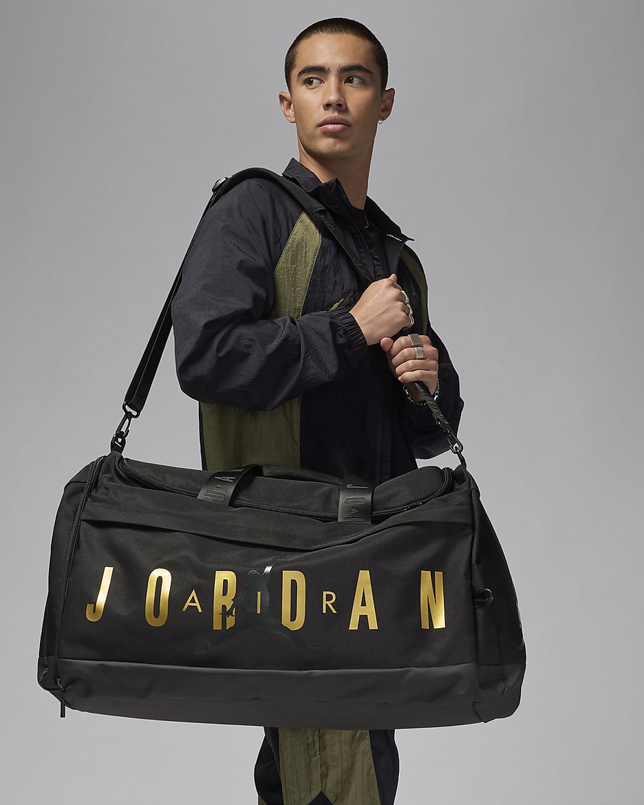 Maleta duffel Jordan (81 L) - Negro/Oro