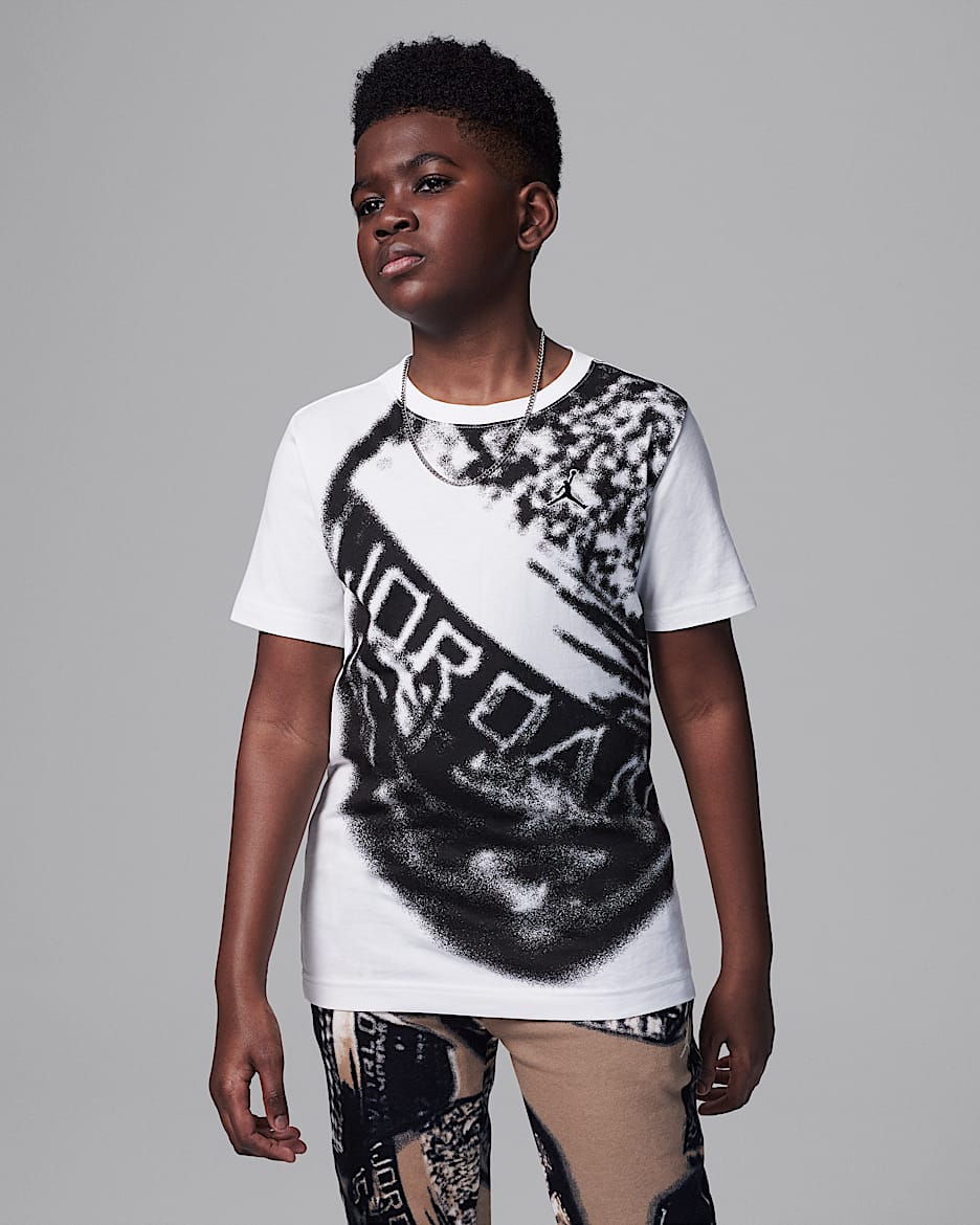 Playera Jordan Ring para niños talla grande Jordan MVP - Vela