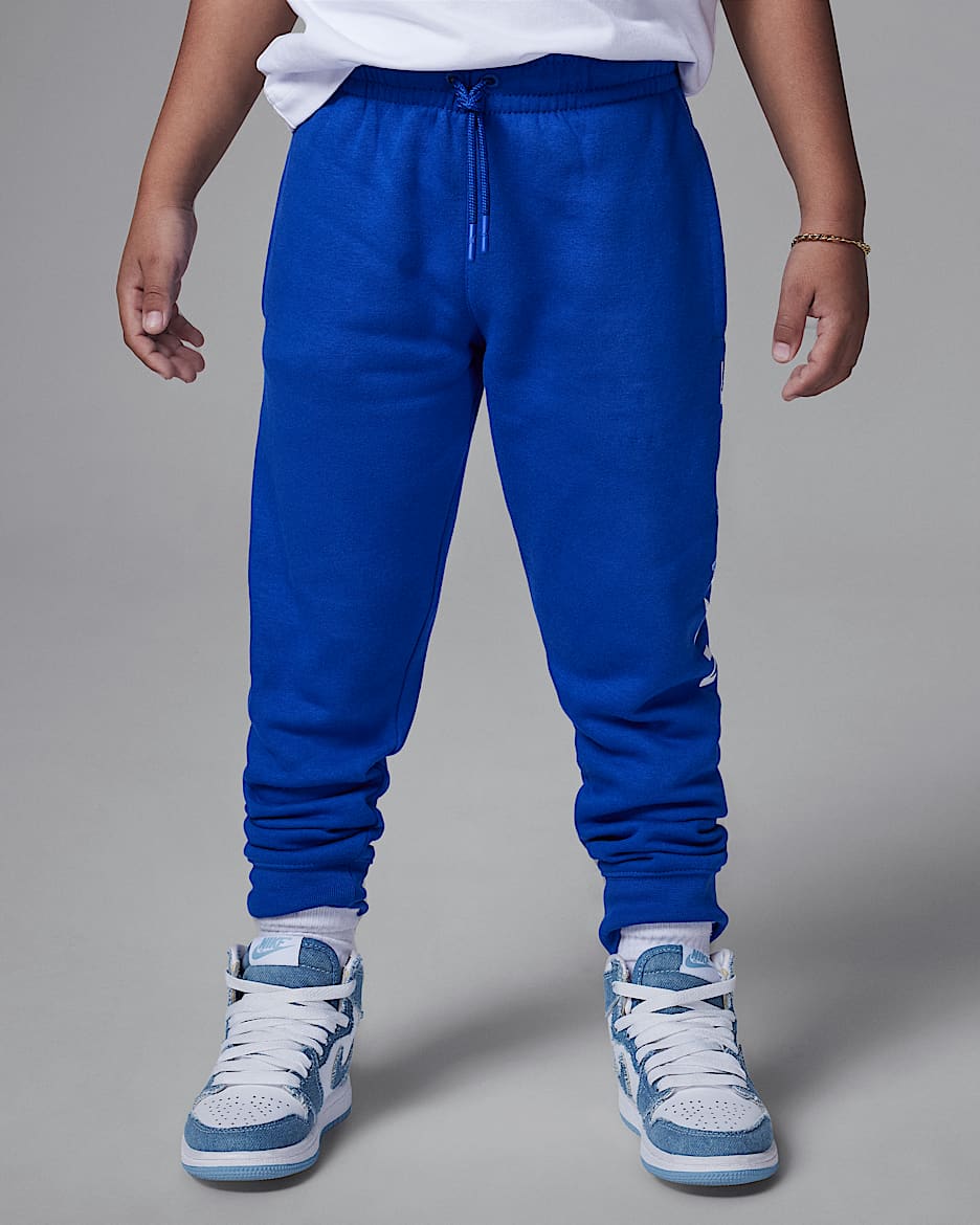 Pants de tejido Fleece Baseline para niños talla pequeña Jordan - Azul carrera