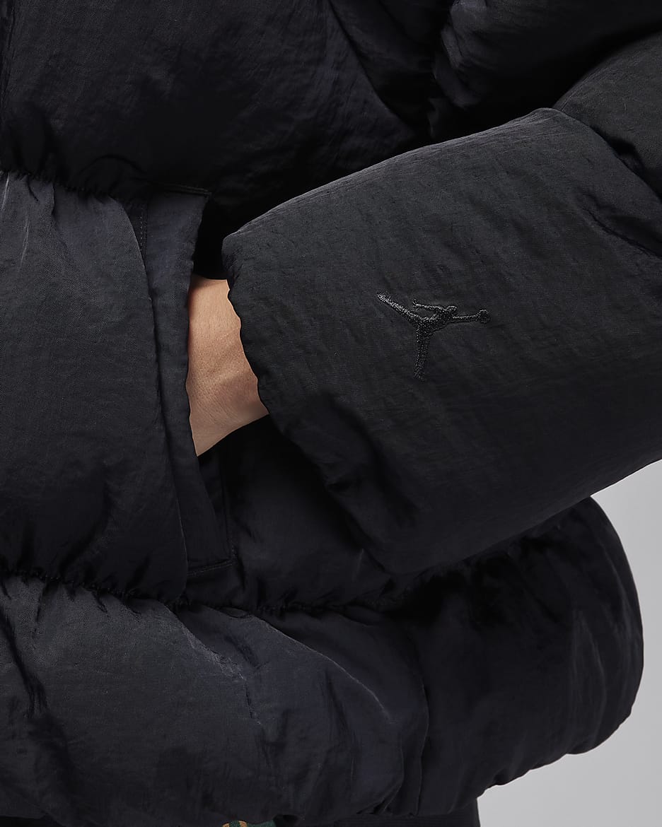 Jordan Puffer-Jacke für Damen - Schwarz/Schwarz