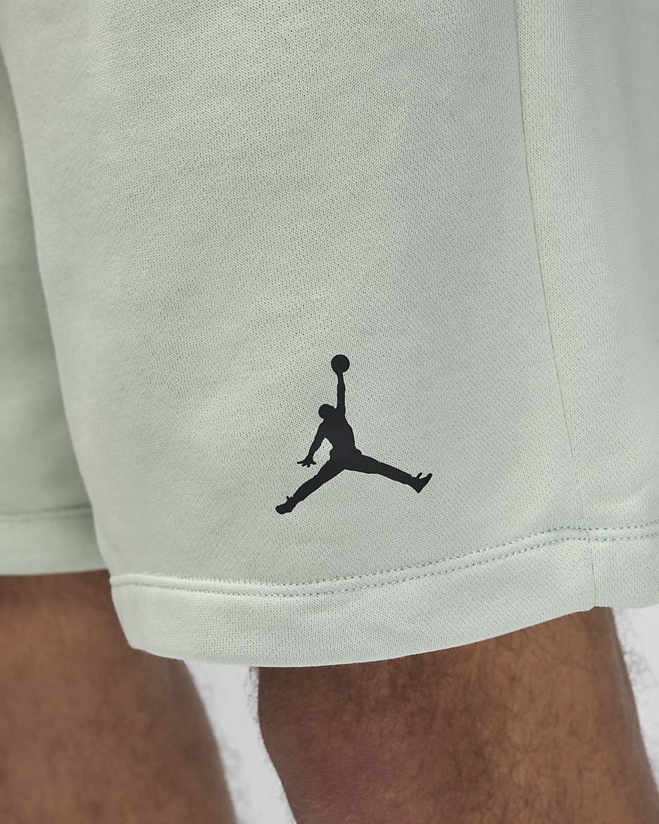 Jordan Flight MVP Men's Fleece Shorts - Seafoam/Black