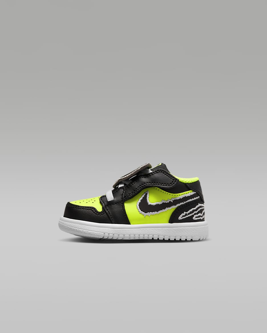 Jordan 1 Low Alt SE Baby/Toddler Shoes - Volt/White/Black