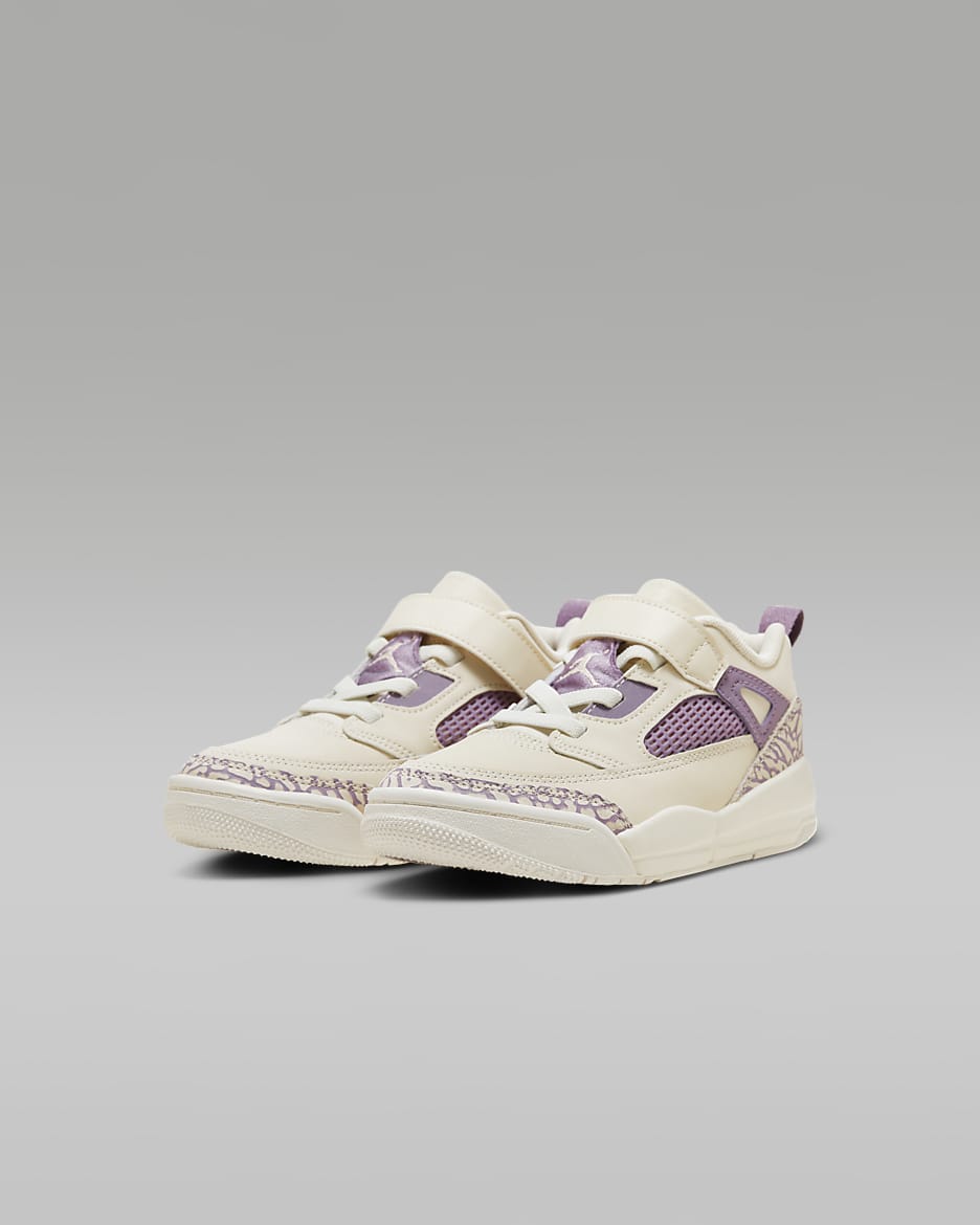 Scarpa Jordan Spizike Low – Bambino/a - Legend Light Brown/Violet Dust/Sail/Crimson Tint