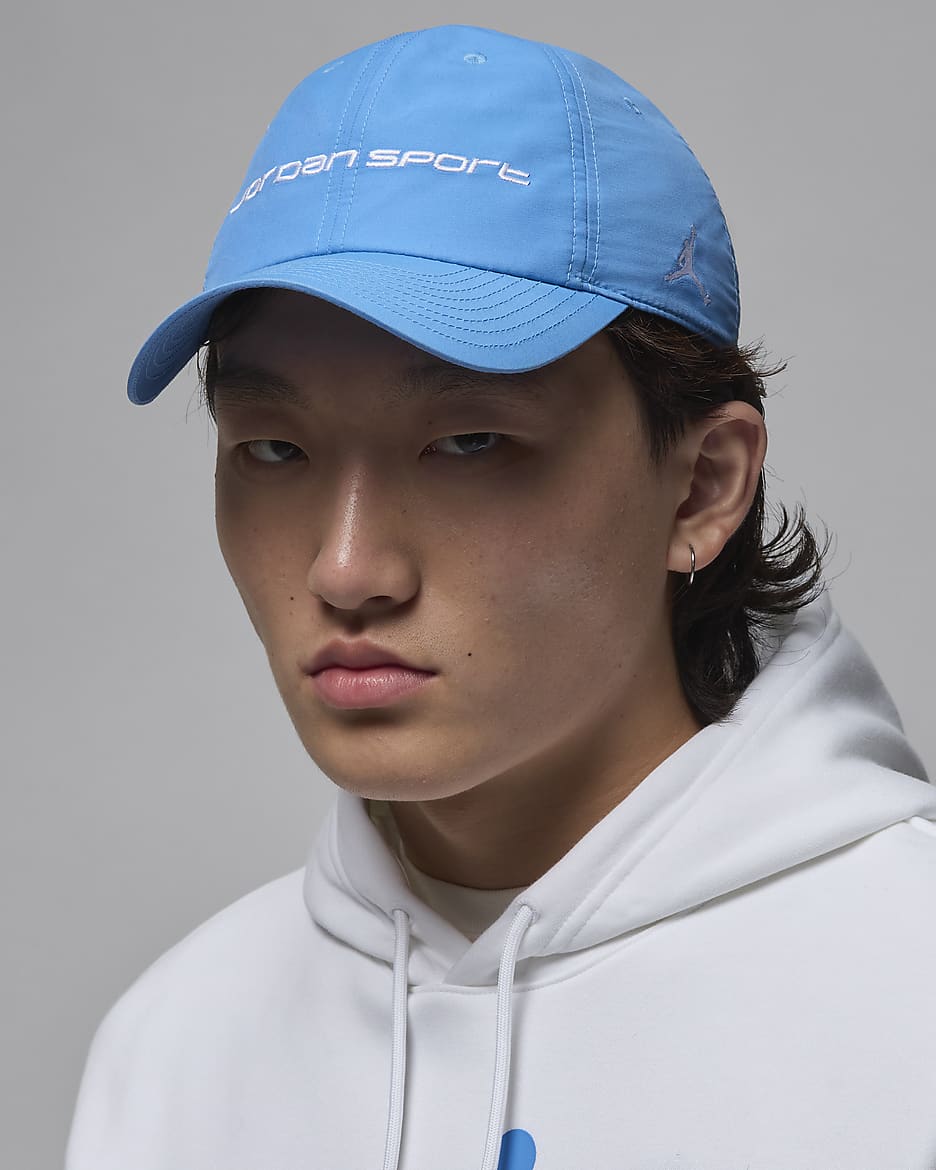 Jordan Club Unstructured Hat - Legend Blue/White