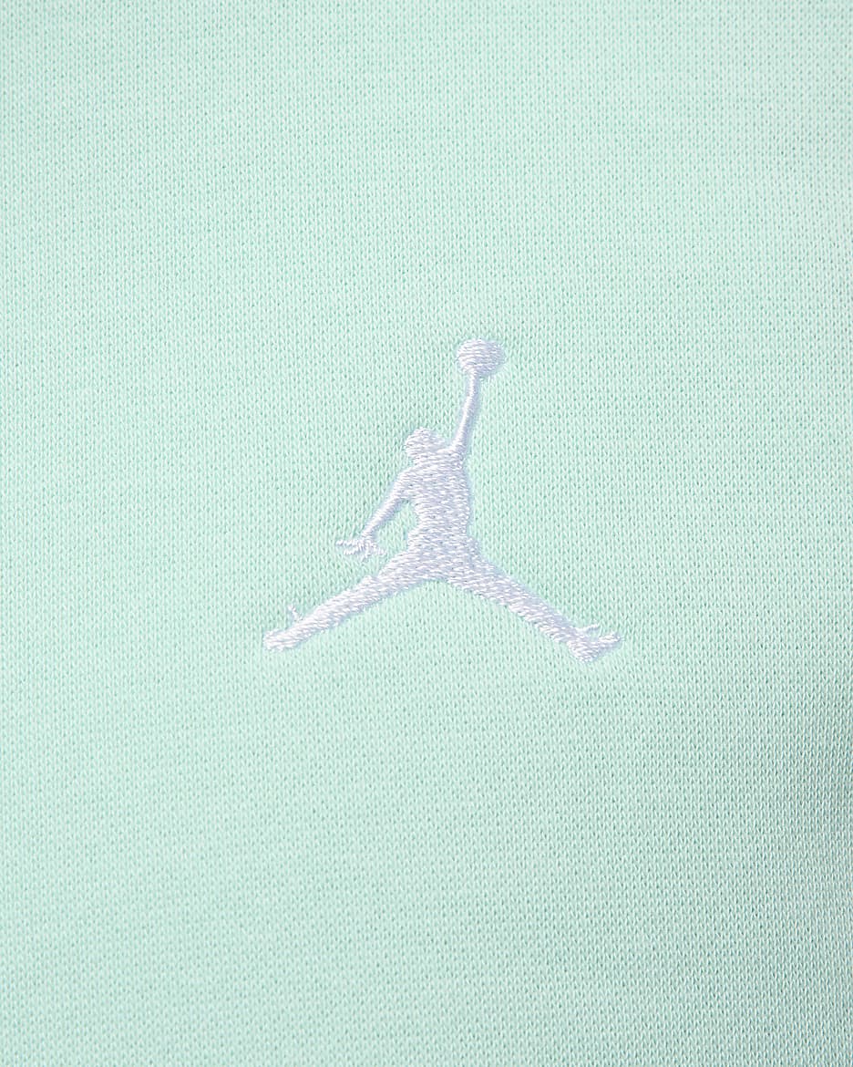 Felpa a girocollo Jordan Brooklyn Fleece – Donna - Light Dew/Bianco