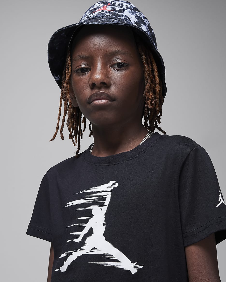 Jordan MVP Little Kids' Motion Jumpman T-Shirt - Black