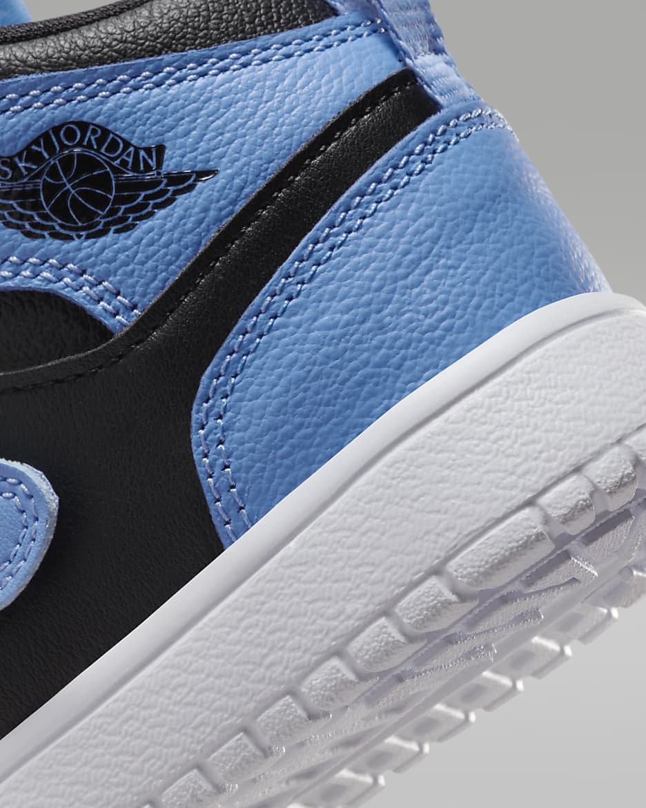 Sky Jordan 1 Younger Kids' Shoe - University Blue/White/Black