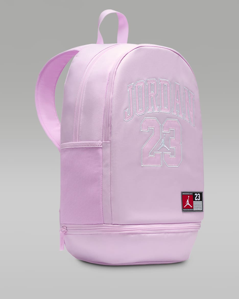 Jordan Jersey Backpack Older Kids' Backpack (27L) - Pink Foam