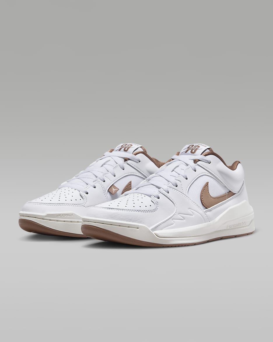 Tenis para mujer Jordan Stadium 90 - Blanco/Café claro leyenda/Vela/Marrón arqueo