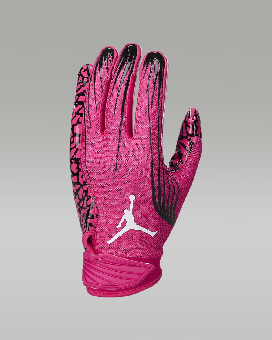 Guantes de fútbol americano (1 par) Jordan Fly Lock - Rosa