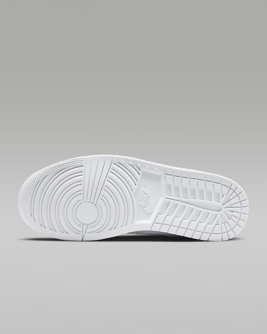 Air Jordan 1 Low Women's Shoes - White/White/White