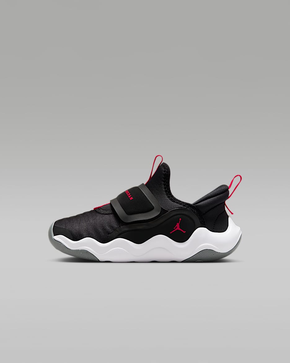 Jordan 23/7.2 EasyOn Younger Kids' Shoes - Black/Cool Grey/White/University Red