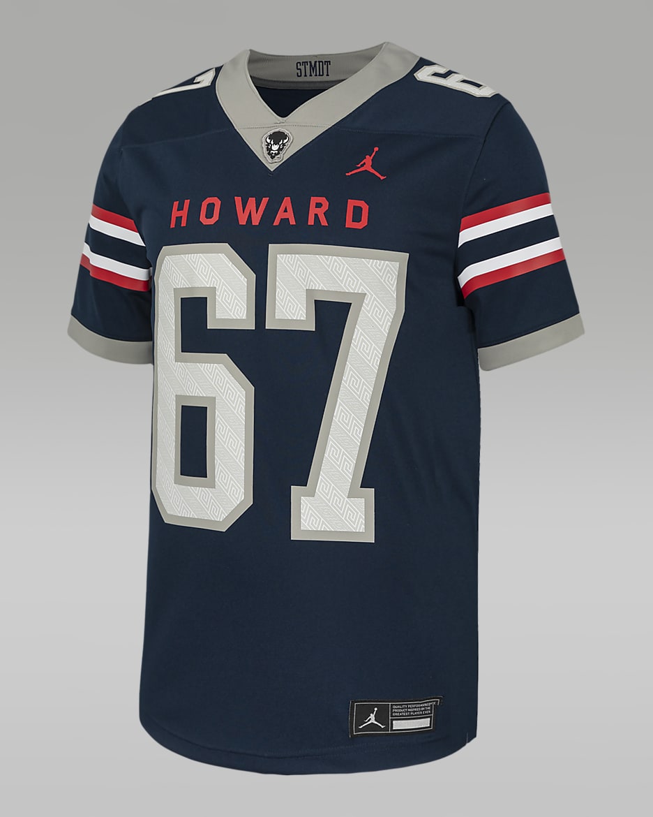 Howard 2023 Men's Nike College Football Jersey - Navy