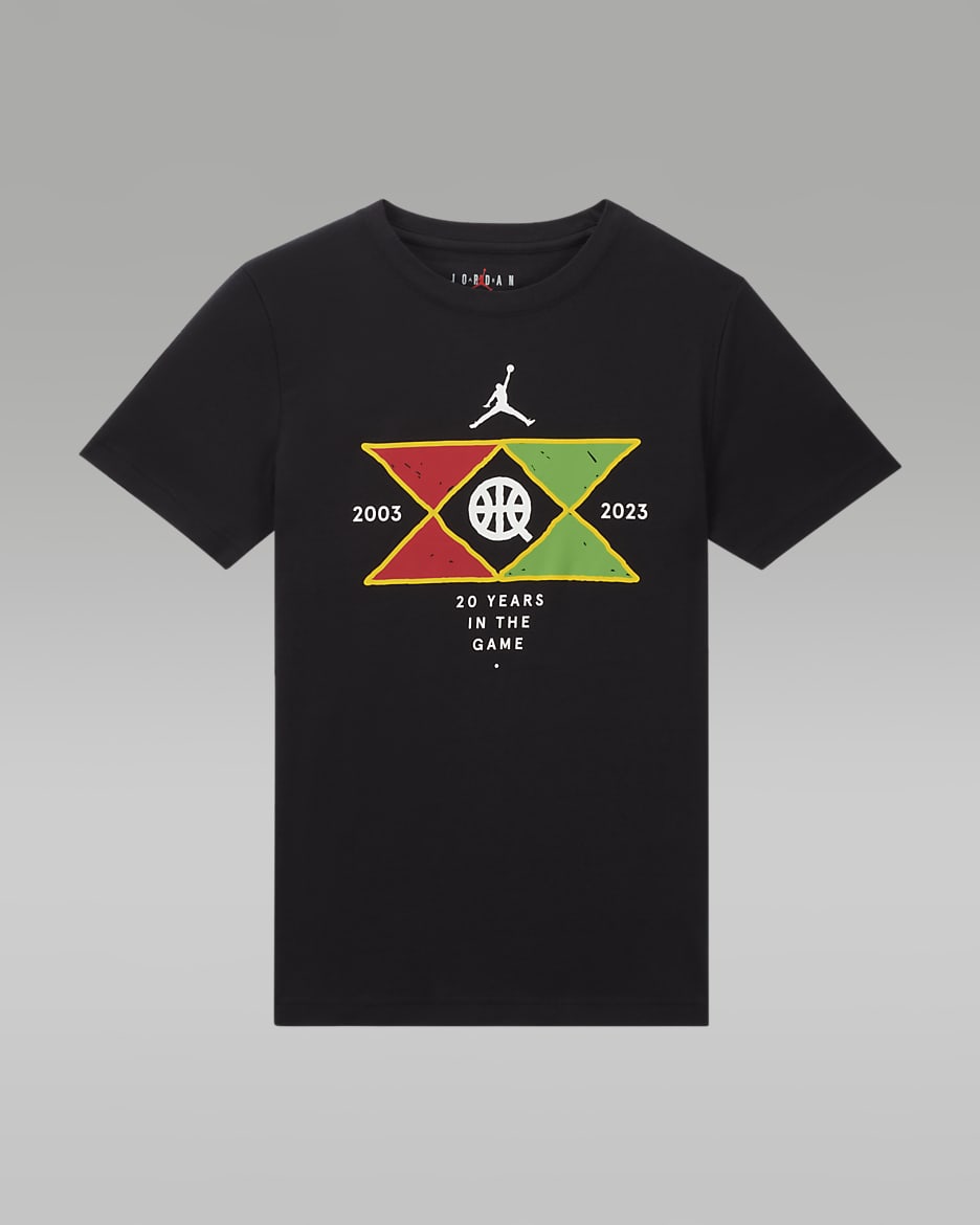 Jordan X Quai 54 Tee Camiseta - Niño/a pequeño/a - Negro