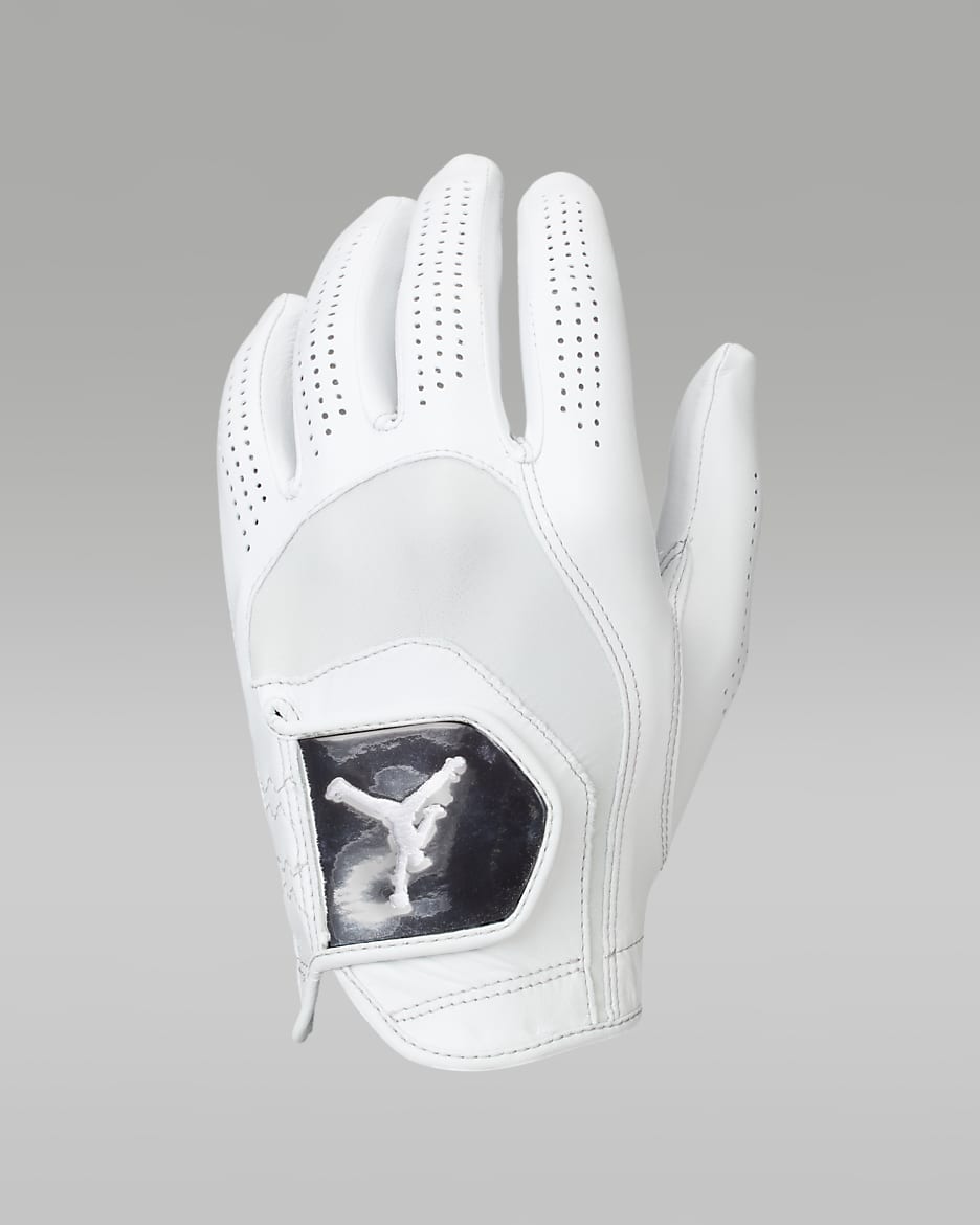 Jordan Tour NRG Regular Golf Glove (Left Hand) - White/Wolf Grey/Metallic Silver