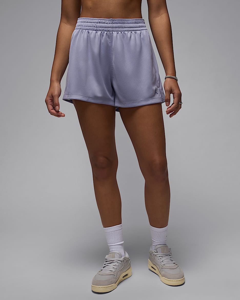 Jordan Sport Women's Mesh Shorts - Indigo Haze/Purple Slate