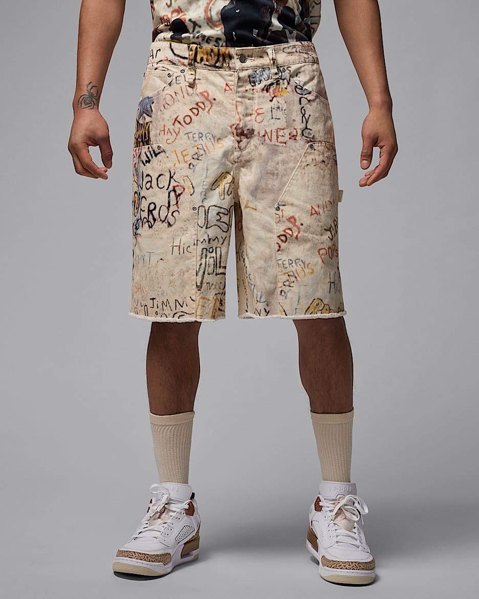 Air Jordan Baskılı Erkek Şortu - Sail
